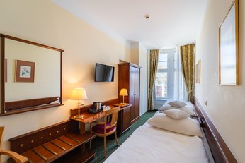 EA Hotel Rokoko**** - Twin mit Blick auf den Wenzelsplatz